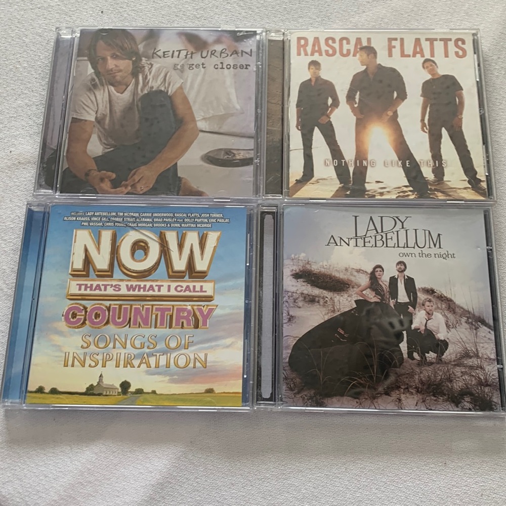 Country Music CDs Keith Urban Rascal Flatts Lady A